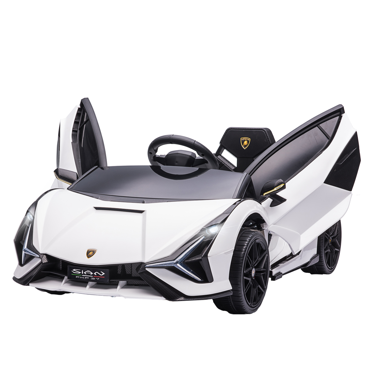 Lamborghini SIAN 12V Kids Electric Ride On Car Toy w/ Remote Control