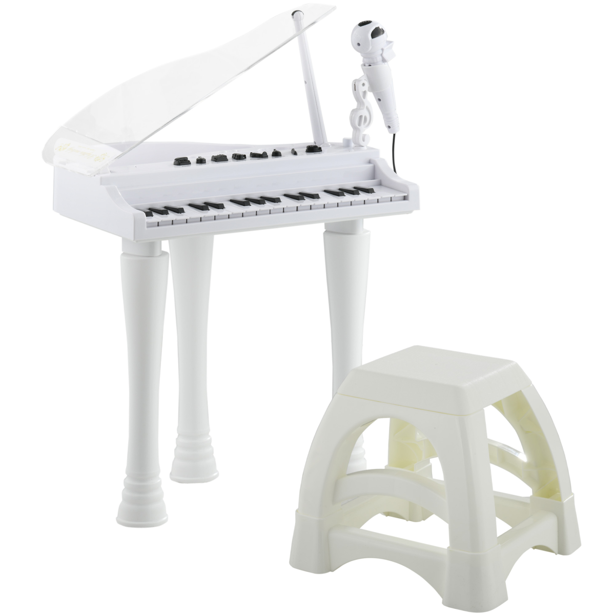 AIYAPLAY 32-Key Kids Piano Keyboard with Microphone