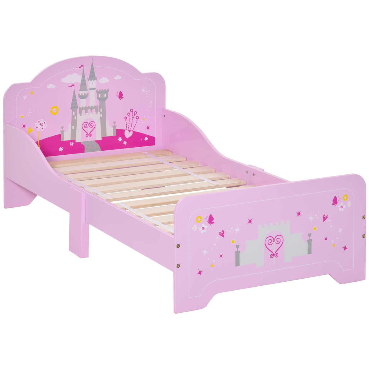 Enchanting Pink Princess Castle Bed for Kids