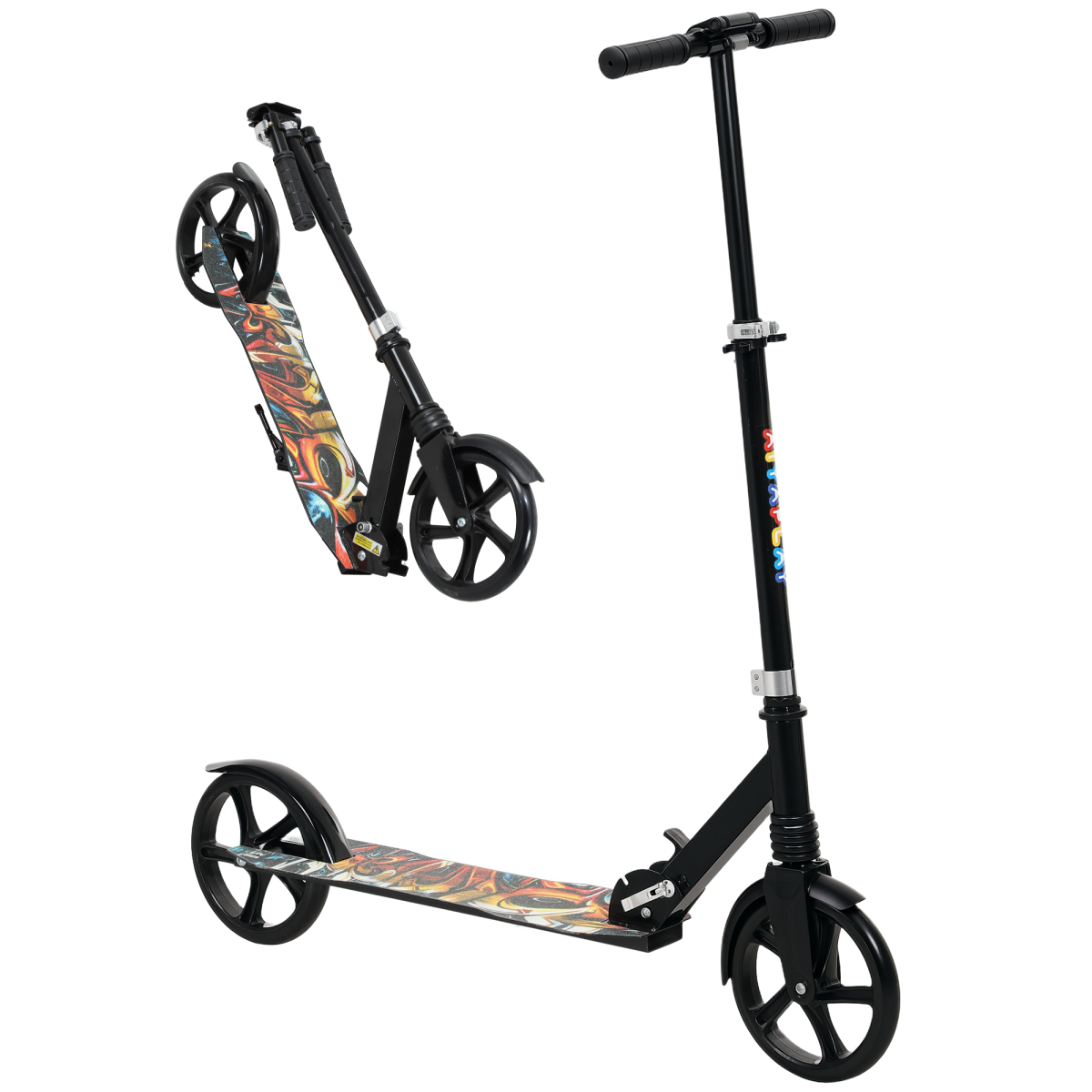 AIYAPLAY Foldable Kids Scooter Adjustable