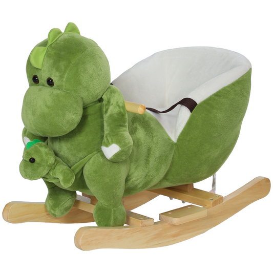 AIYAPLAY Dino Rocking Horse 32 Songs & Safety Belt