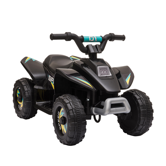 Rev Up Fun: 6V Electric Ride-On Car for Toddlers - Black Adventure Awaits!