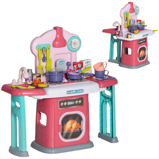 AIYAPLAY 45-Piece Interactive Kids Kitchen Set