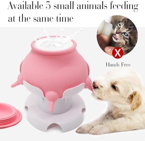 Milk Feeding Station with Adjustable Height