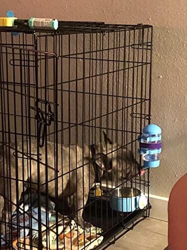 No Drip Dog Kennel Water Bottle Dispenser for Crate