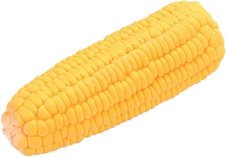 Pet Dog Puppy Latex Corn Shape Chew Toy
