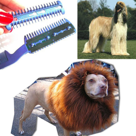 Pet Hair Trimmer Grooming Comb