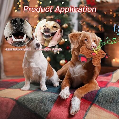 Plush Dog Toys for Cleaning Teeth
