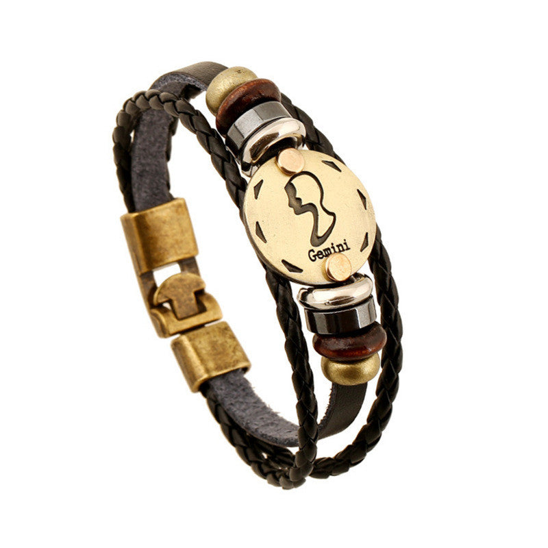 12 Zodiac Signs Bracelet
