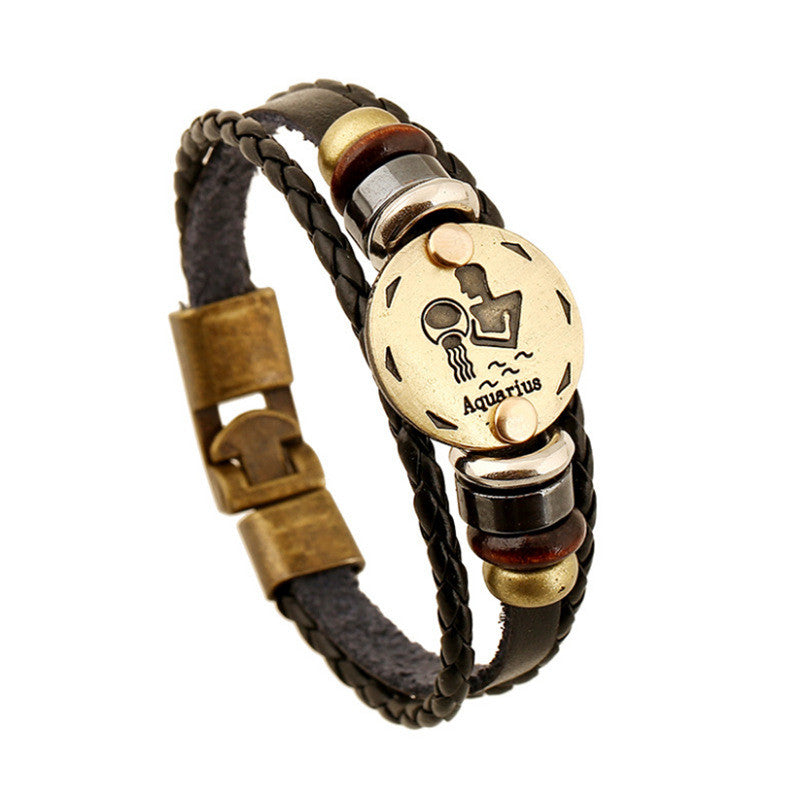 12 Zodiac Signs Bracelet