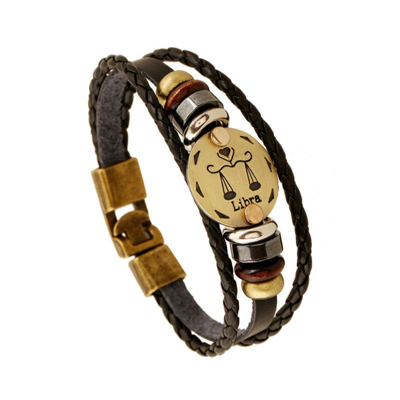 12 Zodiac Signs Bracelet