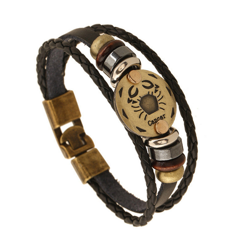 12 Zodiac Signs Bracelet