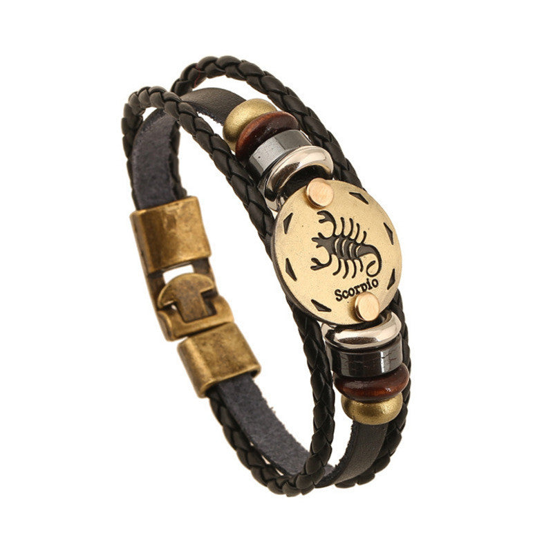 12 Zodiac Signs Bracelet