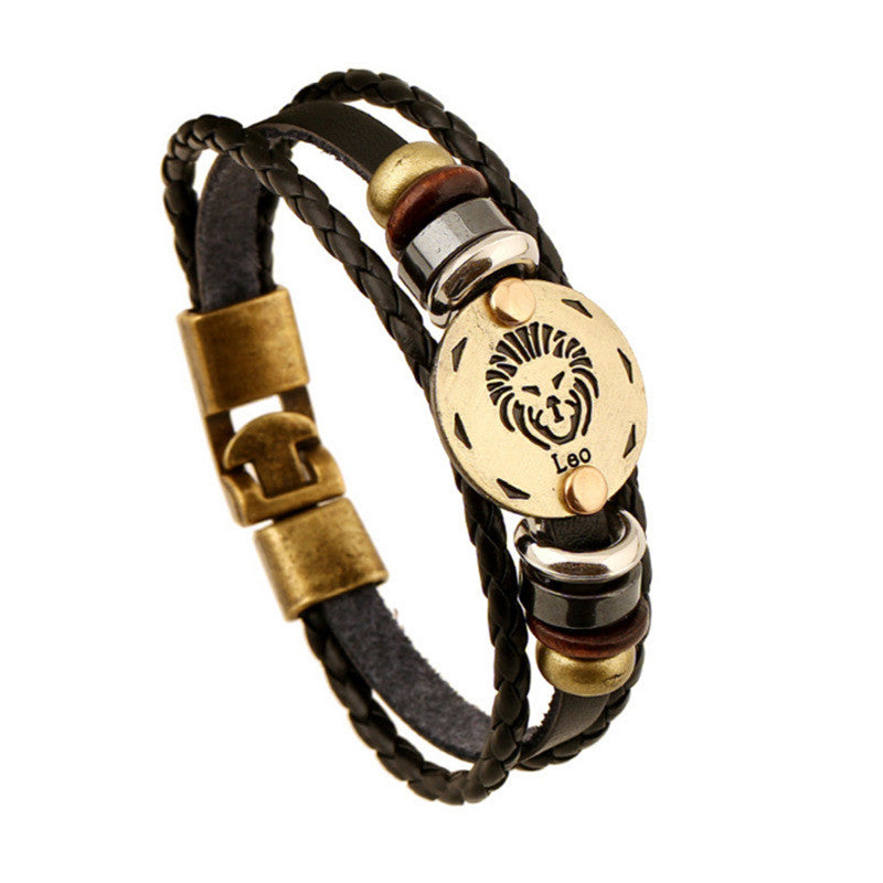 12 Zodiac Signs Bracelet