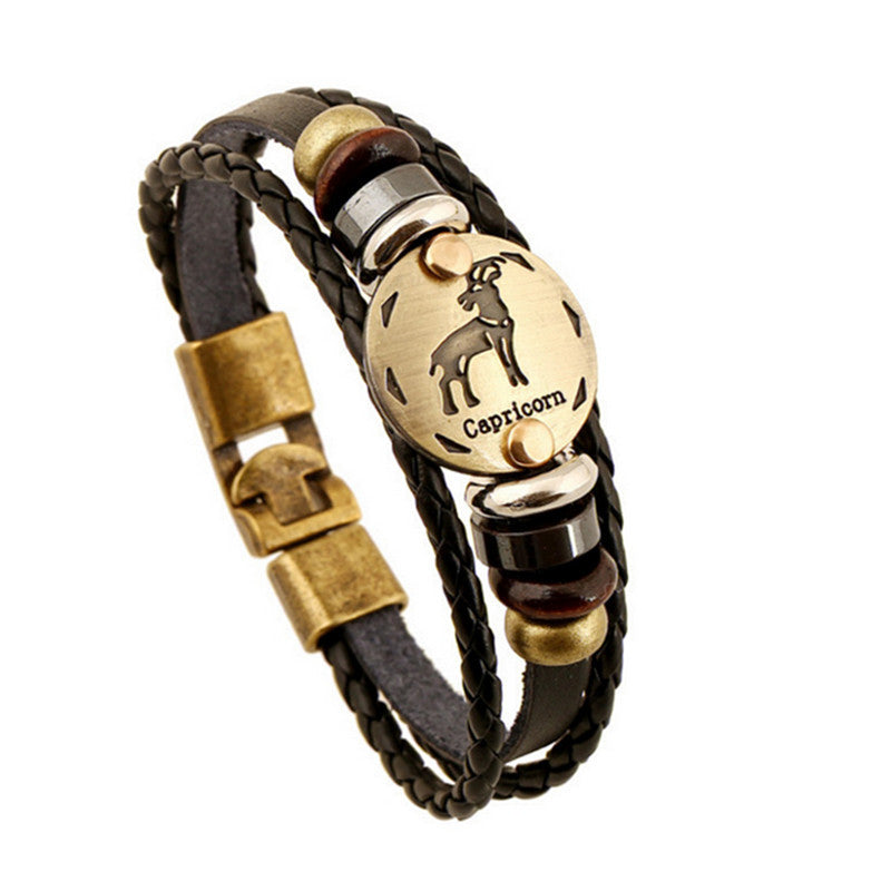 12 Zodiac Signs Bracelet
