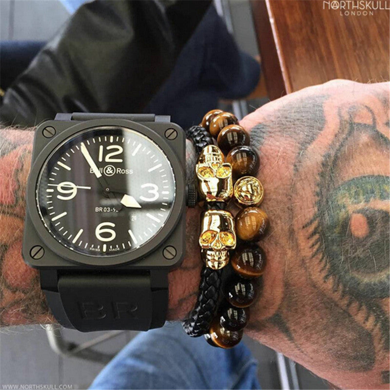 Double Skull Bracelet