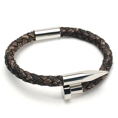Bullet Leather Bracelet