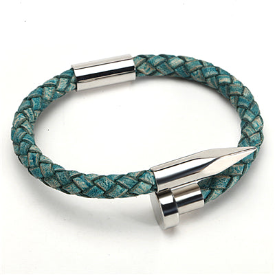 Bullet Leather Bracelet