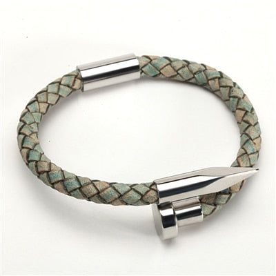 Bullet Leather Bracelet