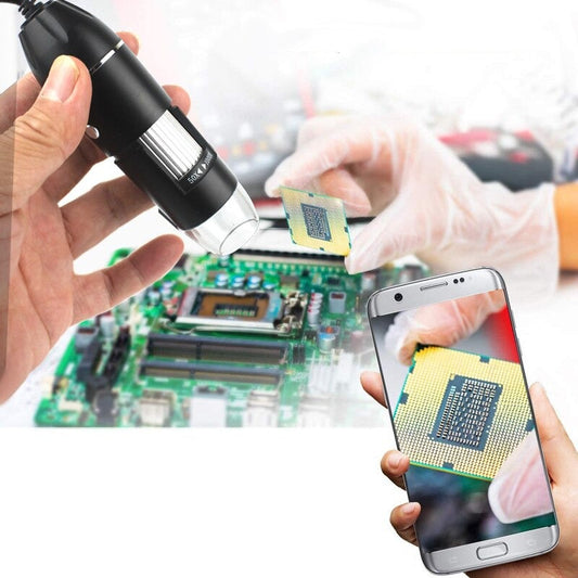 Digital Microscope Camera USB x1600 Zoom With LED