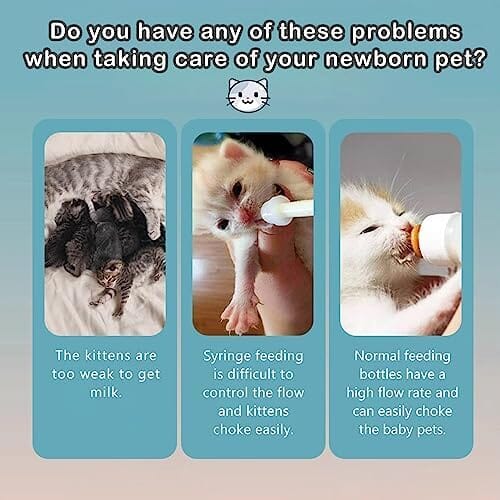 Puppy Milk Bottles with Anti-chocking Design