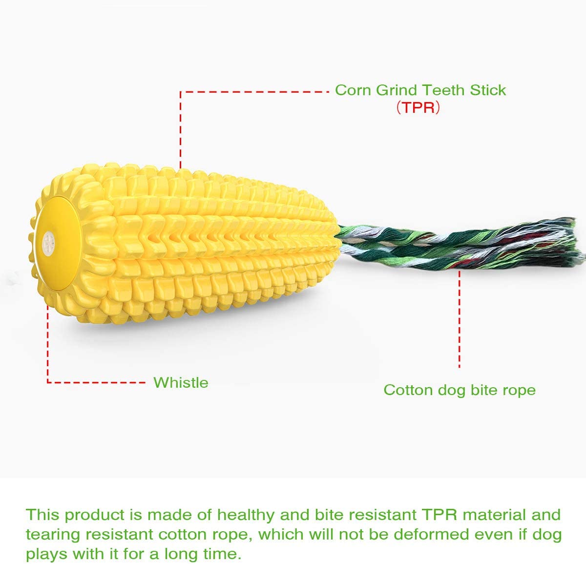 Puppy Toothbrush Clean Teeth Interactive Corn Toys