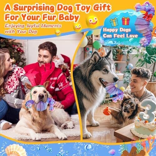 Seahorse Interactive Toys with Fun Squeaky Sound for Boredom