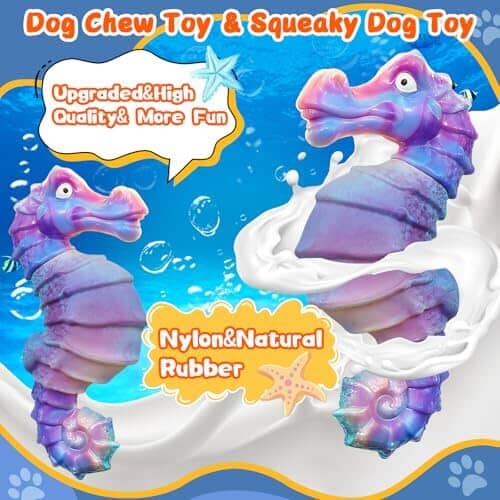 Seahorse Interactive Toys with Fun Squeaky Sound for Boredom