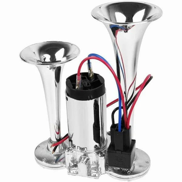 Car Electric Dual Horn Truck Boat Train Speaker: Loudest Trumpets 600DB