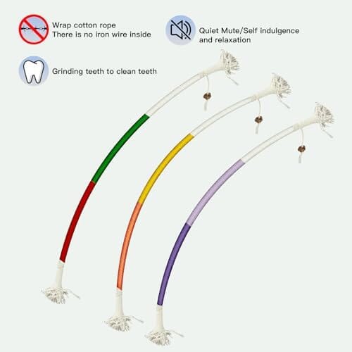 Silvervine Stick for Cats Toy Bite Rope Catnip Chew Stick