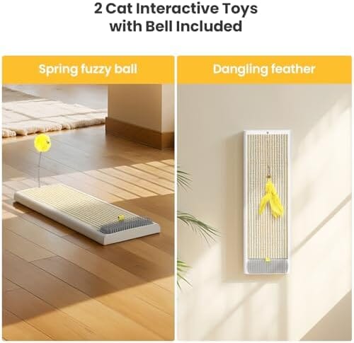 Sisal Cat Scratching Board w/Replaceable Sisal Pad