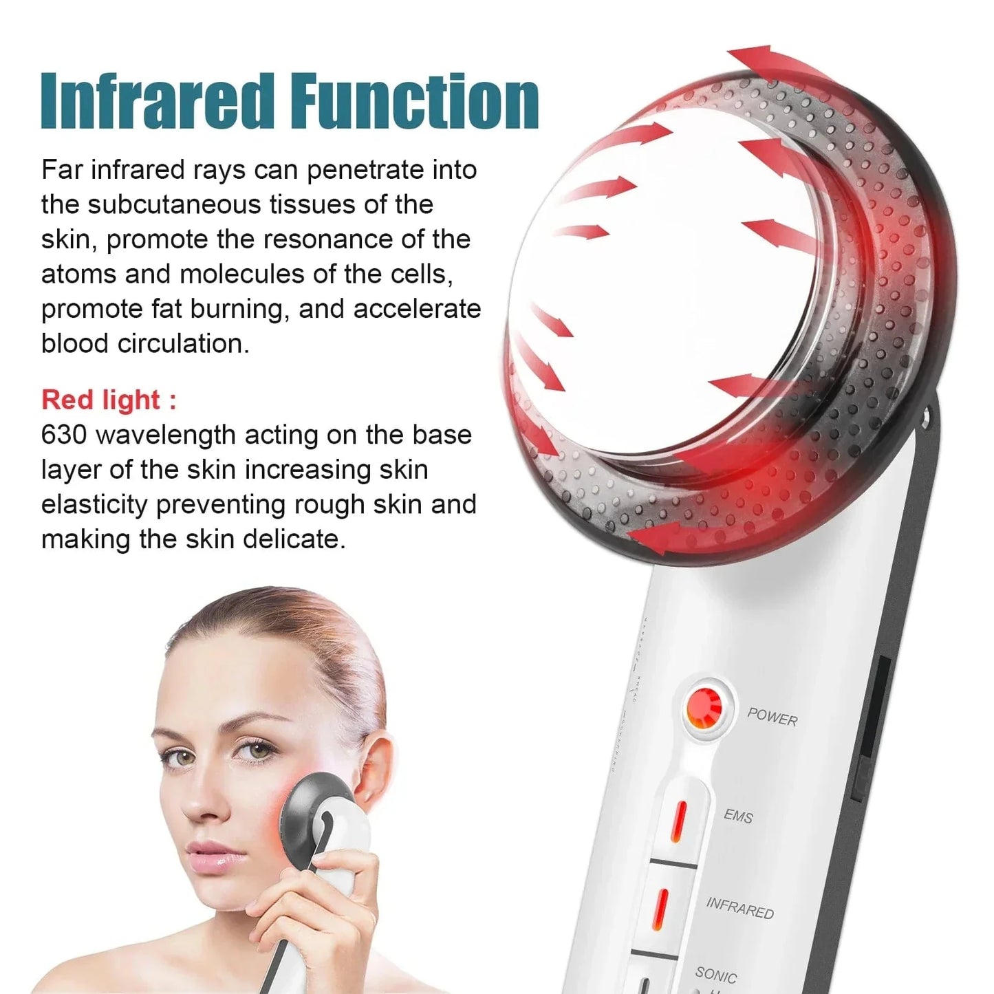 SlimSonic EMS Therapy Device - Tone, Firm, and Rejuvenate Your Skin Effortlessly