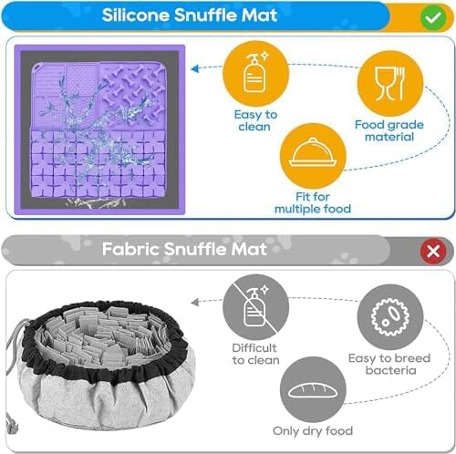 Slow Feeder Lick Mat with Suction Cups for Slow
