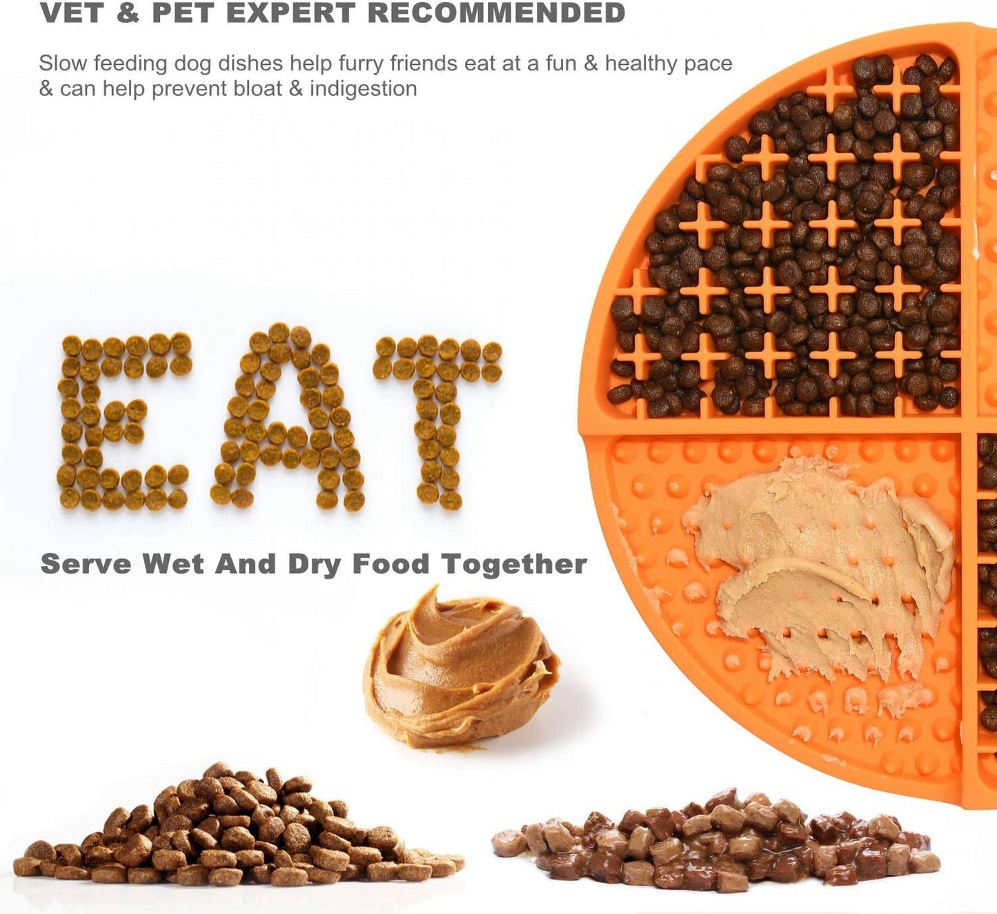 Slow Feeding Licking Mat for Dogs & Cats