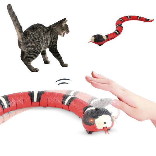 Snake Cat Toy - Interactive Rechargeable Snake Toy