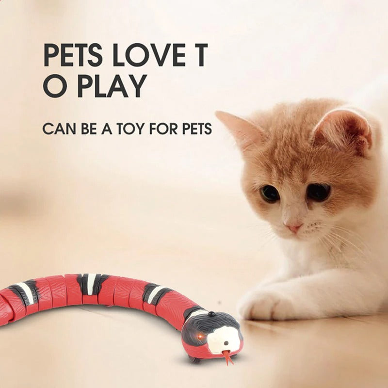 Snake Cat Toy - Interactive Rechargeable Snake Toy