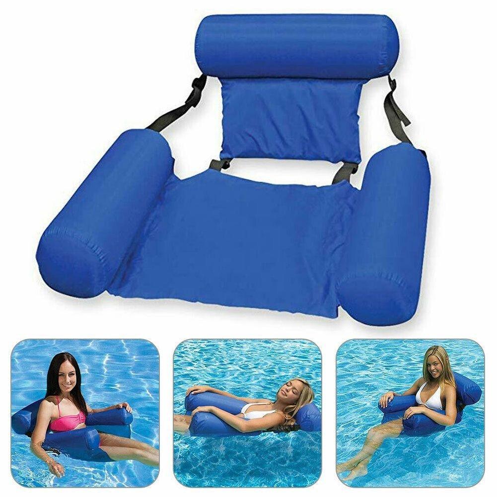 Swimming Floating Bed And Lounge Chair (Adjustable + Collapsable Chair/Bed)