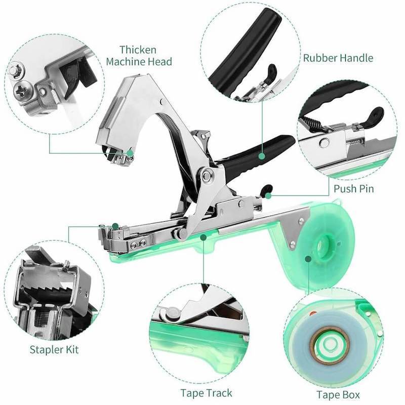 Plant Upright Tying Tapetool : Tapener Tool For Garden