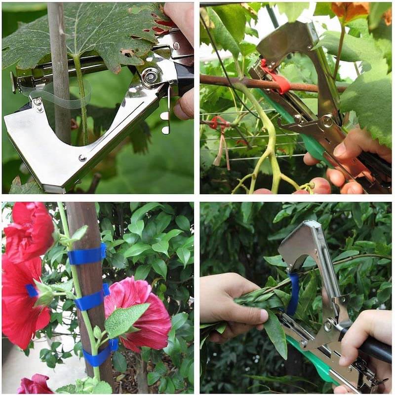 Plant Upright Tying Tapetool : Tapener Tool For Garden
