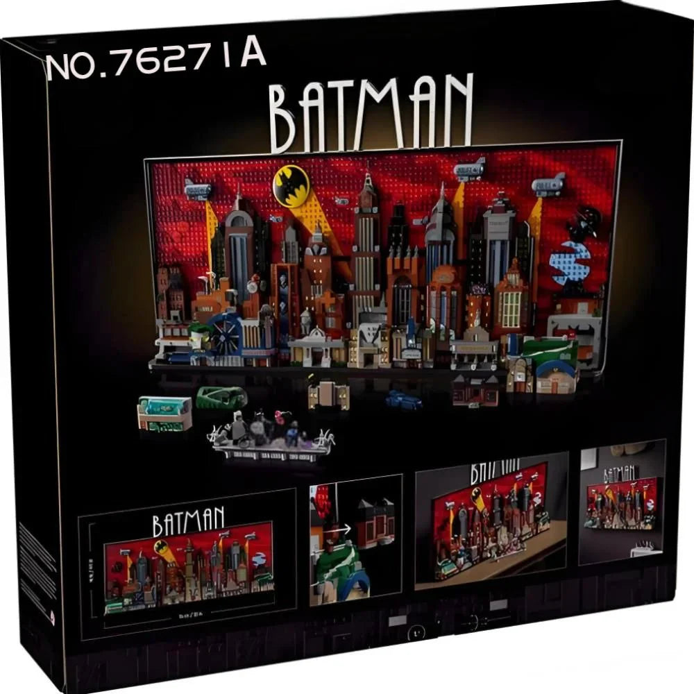 The Bat People Animated Series City 76271 Skyline: Joker Arkham Asylum Building Blocks Model