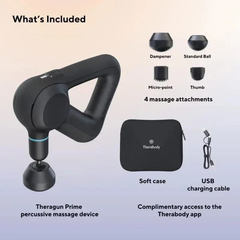 TheraGun Prime Quiet Deep Tissue Therapy Massage Gun - Bluetooth Enabled