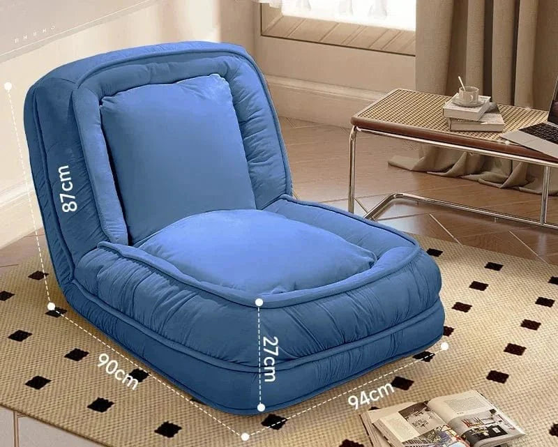 Thick | Soft Lazy Reclining Sofa Bed - Huge Tatami for Sleeping and Lying, Perfect for Balcony, Multiple Colors