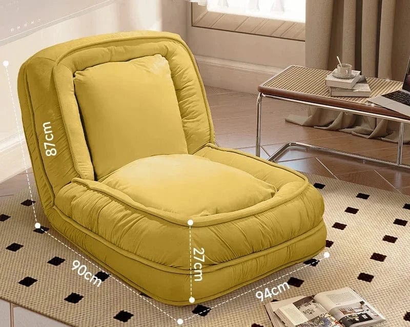 Thick | Soft Lazy Reclining Sofa Bed - Huge Tatami for Sleeping and Lying, Perfect for Balcony, Multiple Colors