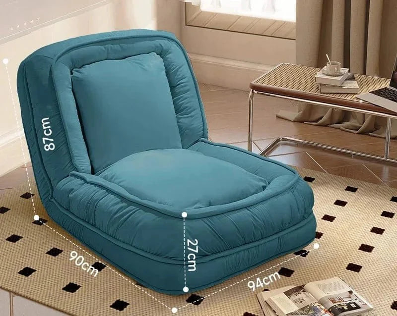 Thick | Soft Lazy Reclining Sofa Bed - Huge Tatami for Sleeping and Lying, Perfect for Balcony, Multiple Colors