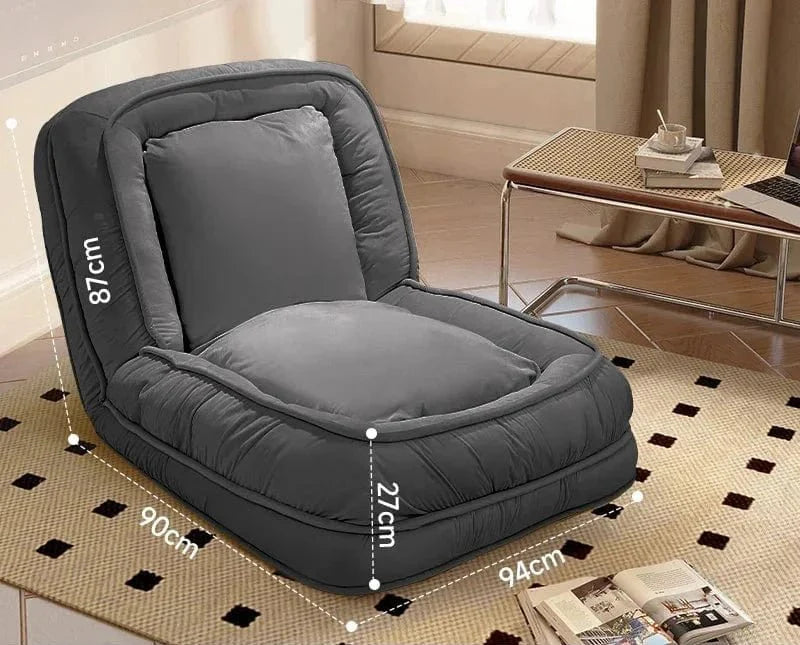 Thick | Soft Lazy Reclining Sofa Bed - Huge Tatami for Sleeping and Lying, Perfect for Balcony, Multiple Colors