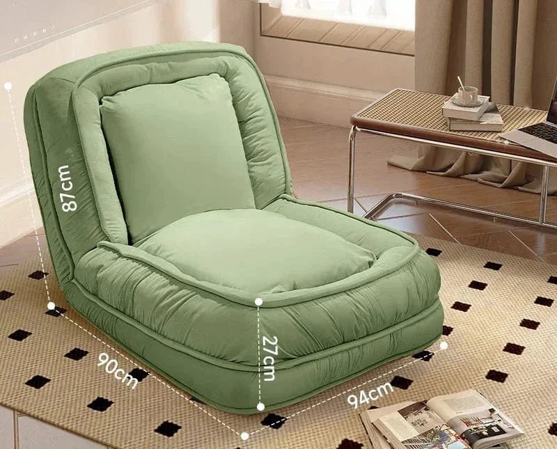 Thick | Soft Lazy Reclining Sofa Bed - Huge Tatami for Sleeping and Lying, Perfect for Balcony, Multiple Colors
