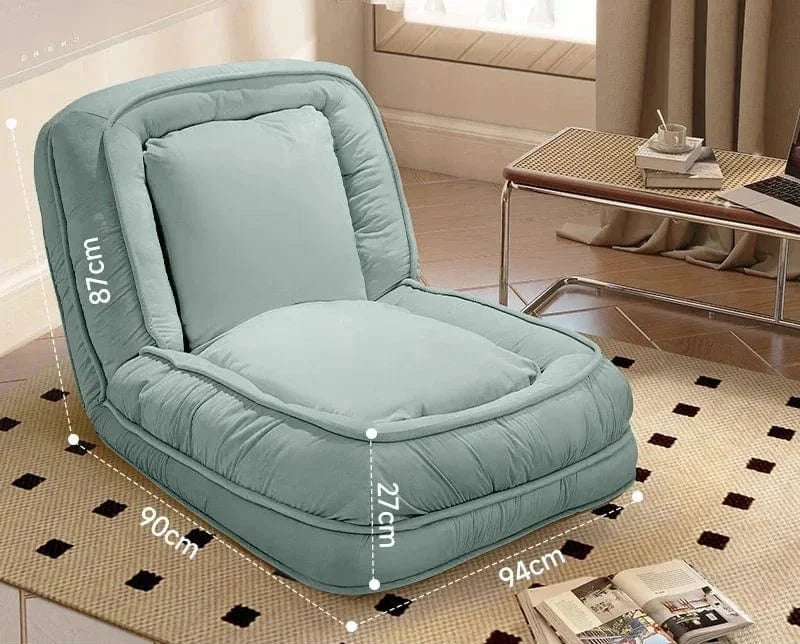 Thick | Soft Lazy Reclining Sofa Bed - Huge Tatami for Sleeping and Lying, Perfect for Balcony, Multiple Colors