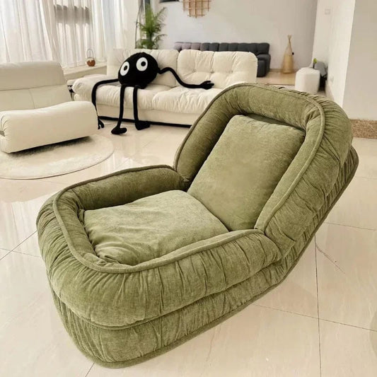 Thick | Soft Lazy Reclining Sofa Bed - Huge Tatami for Sleeping and Lying, Perfect for Balcony, Multiple Colors