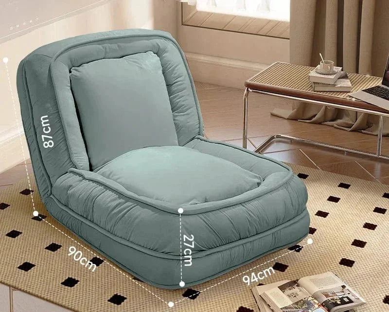 Thick | Soft Lazy Reclining Sofa Bed - Huge Tatami for Sleeping and Lying, Perfect for Balcony, Multiple Colors