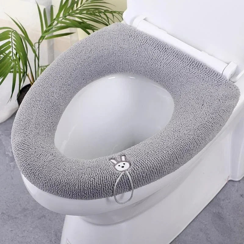 Thicker Bathroom Toilet Seat Cover Pads - Soft Warmer Toilet Seat Cushion